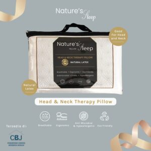 Nature's Sleep Bantal Latex Head & Neck Therapy